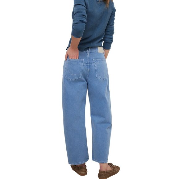 Free People We The Free Deep Trance Dropped Boyfriend Jeans - Picture 2 of 4